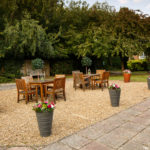 Crop of Garden patio seating area at the Mercure Tunbridge Wells Hotel for homepage