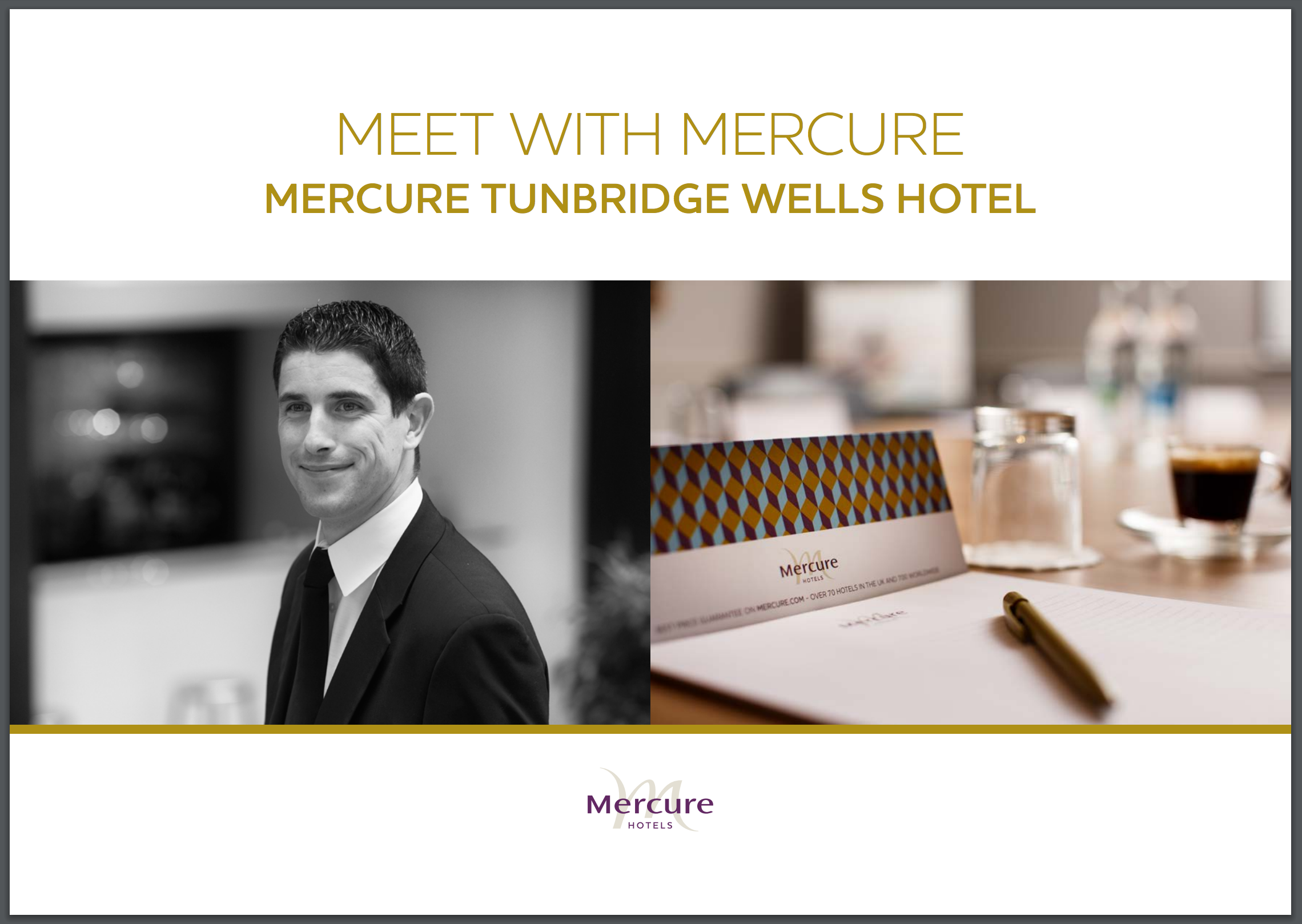 Mercure Tunbridge Wells Meetings Brochure Cover