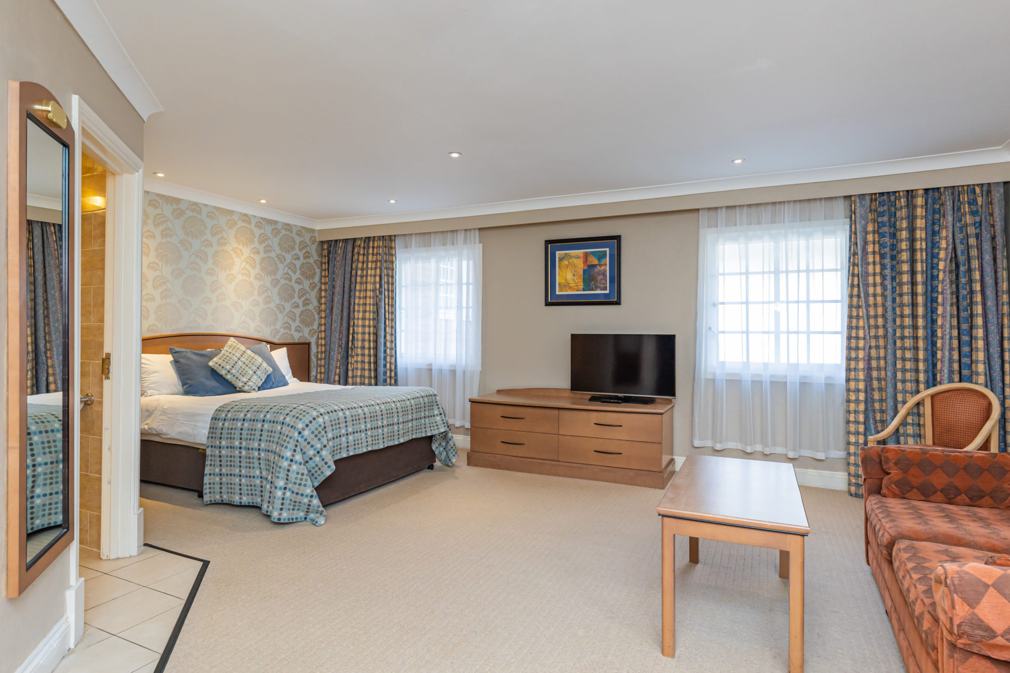 Pillows and cushions on a bed at mercure manchester piccadilly hotel